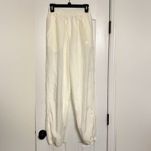 Nike Vintage wind breaker track pants ivory/white